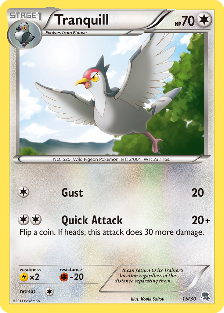 Tranquill card