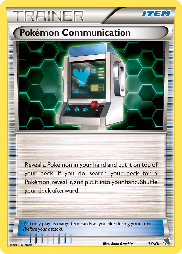 Pokémon Communication card