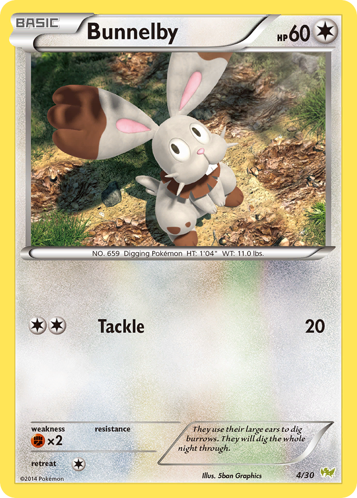 Bunnelby card