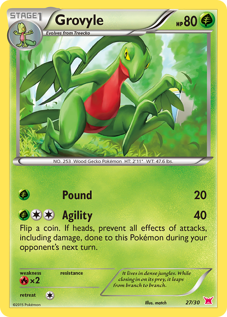 Grovyle card