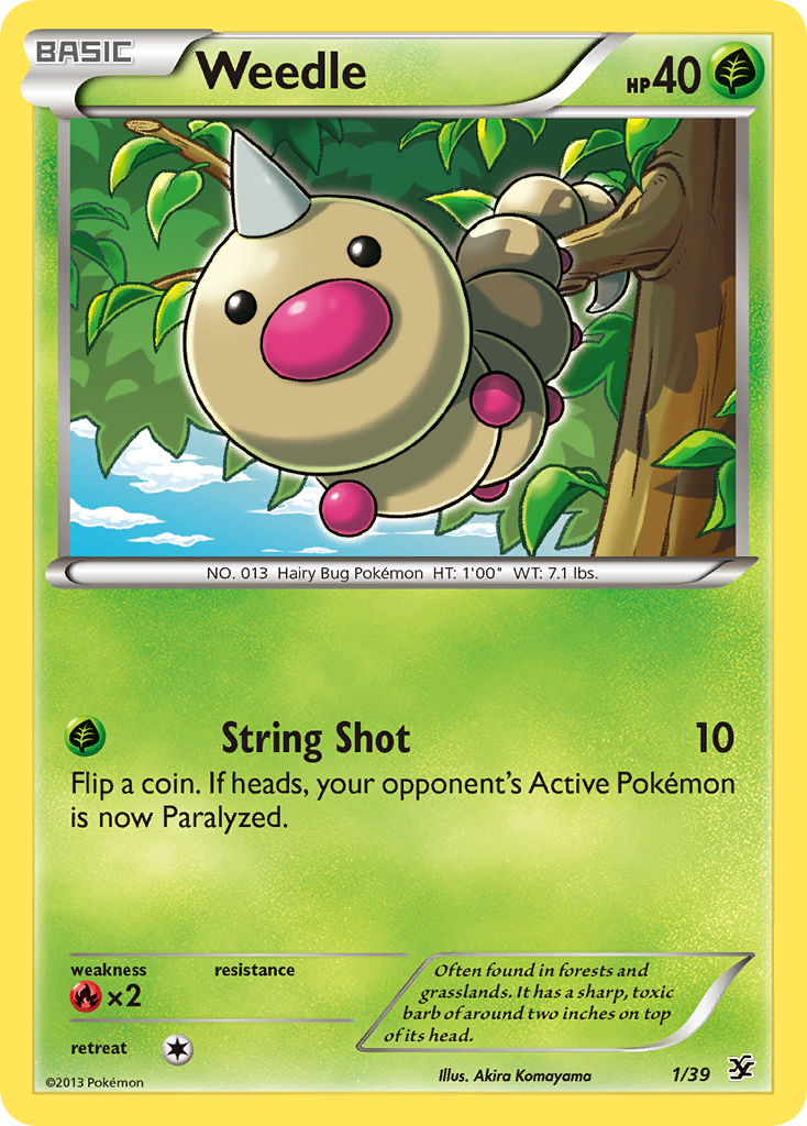 Weedle card