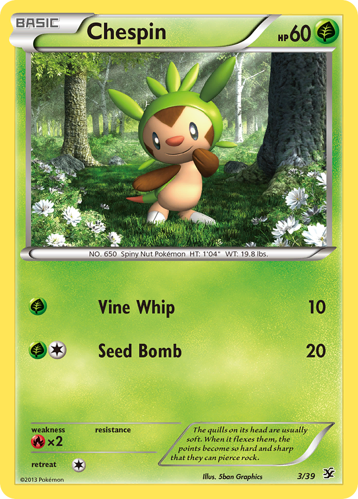 Chespin card