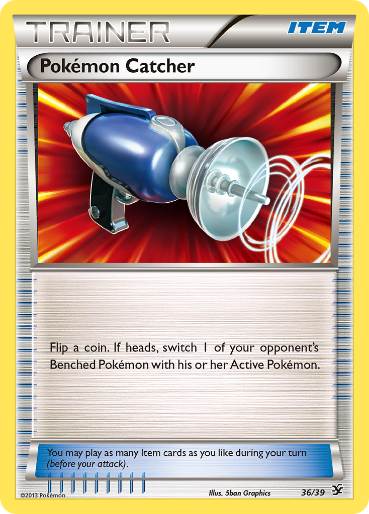 Pokémon Catcher card