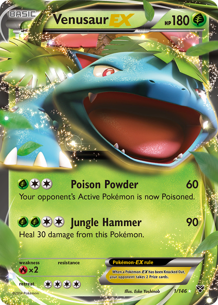 Venusaur EX card