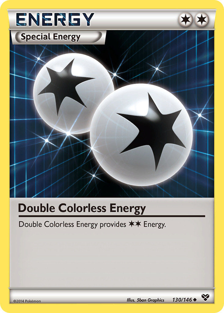 Double Colorless Energy card