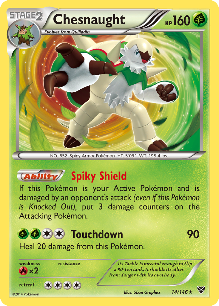 Chesnaught card