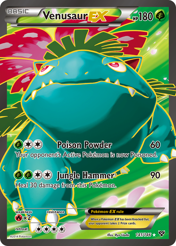 Venusaur EX card