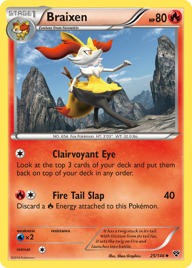 Braixen card