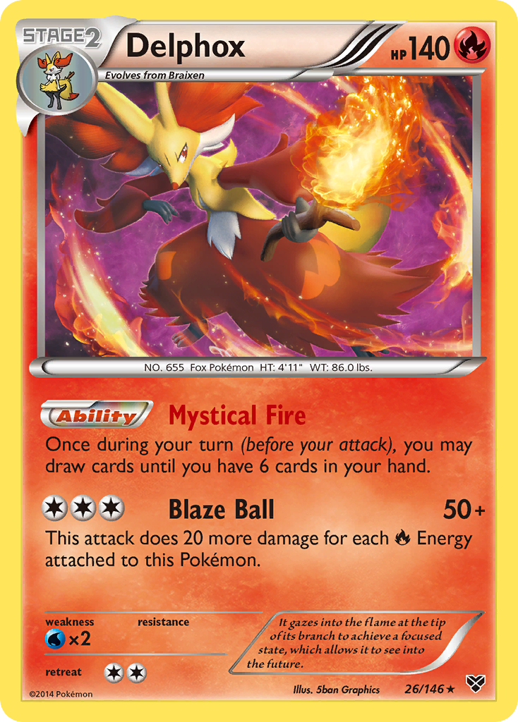 Delphox card