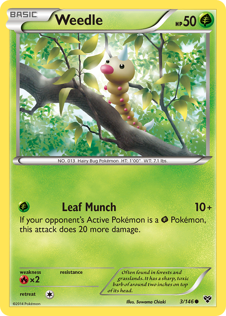 Weedle card