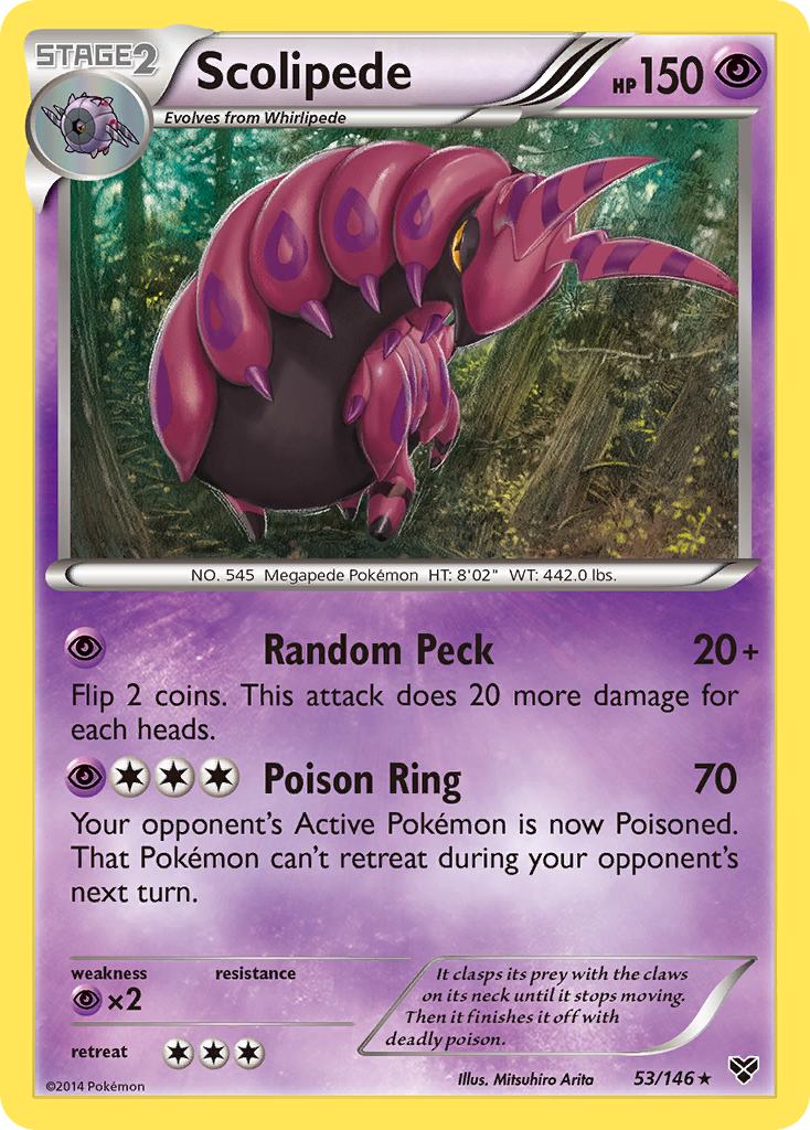 Scolipede card