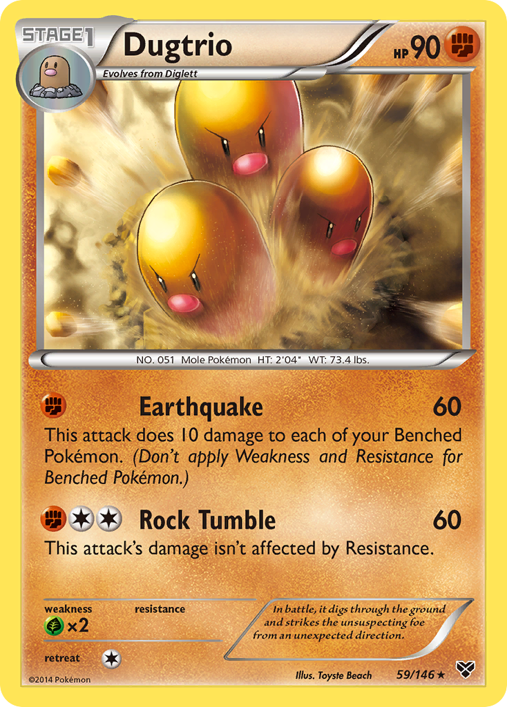 Dugtrio card