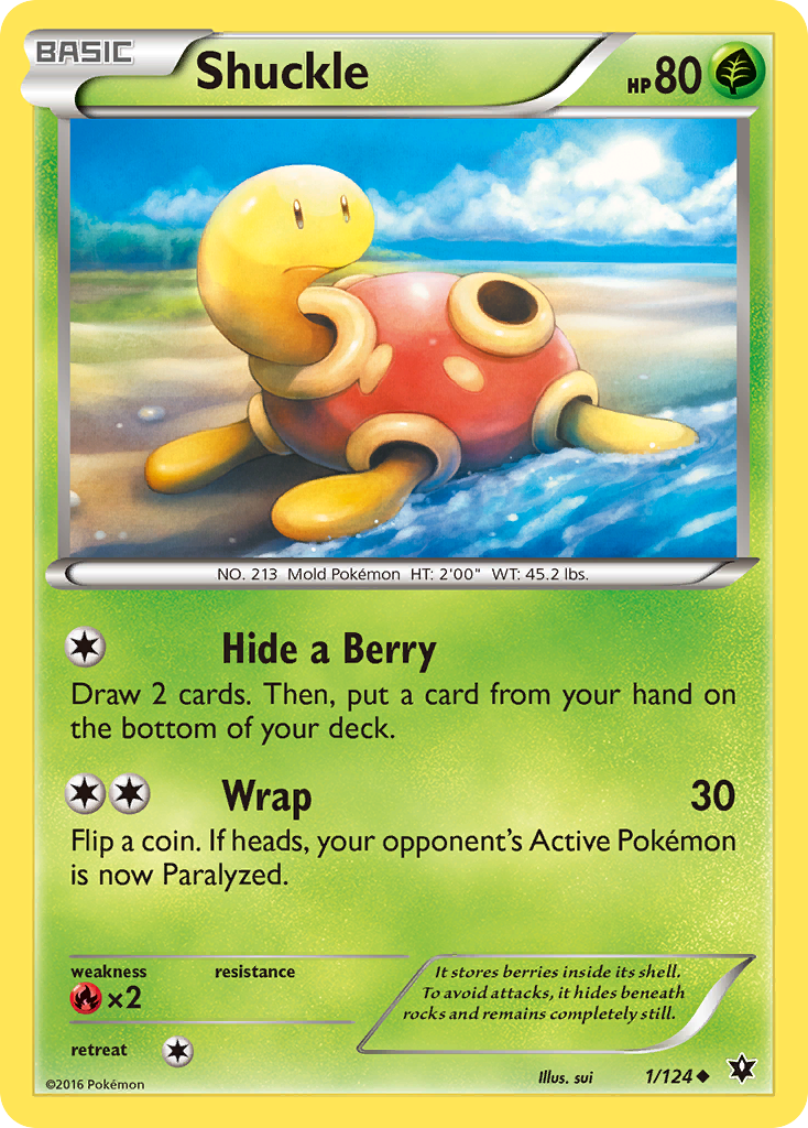 Shuckle card