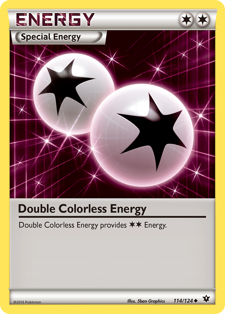 Double Colorless Energy card