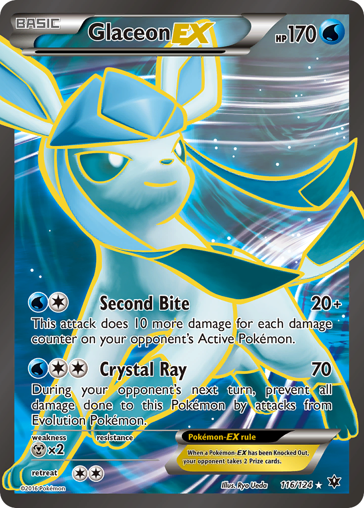 Glaceon EX card