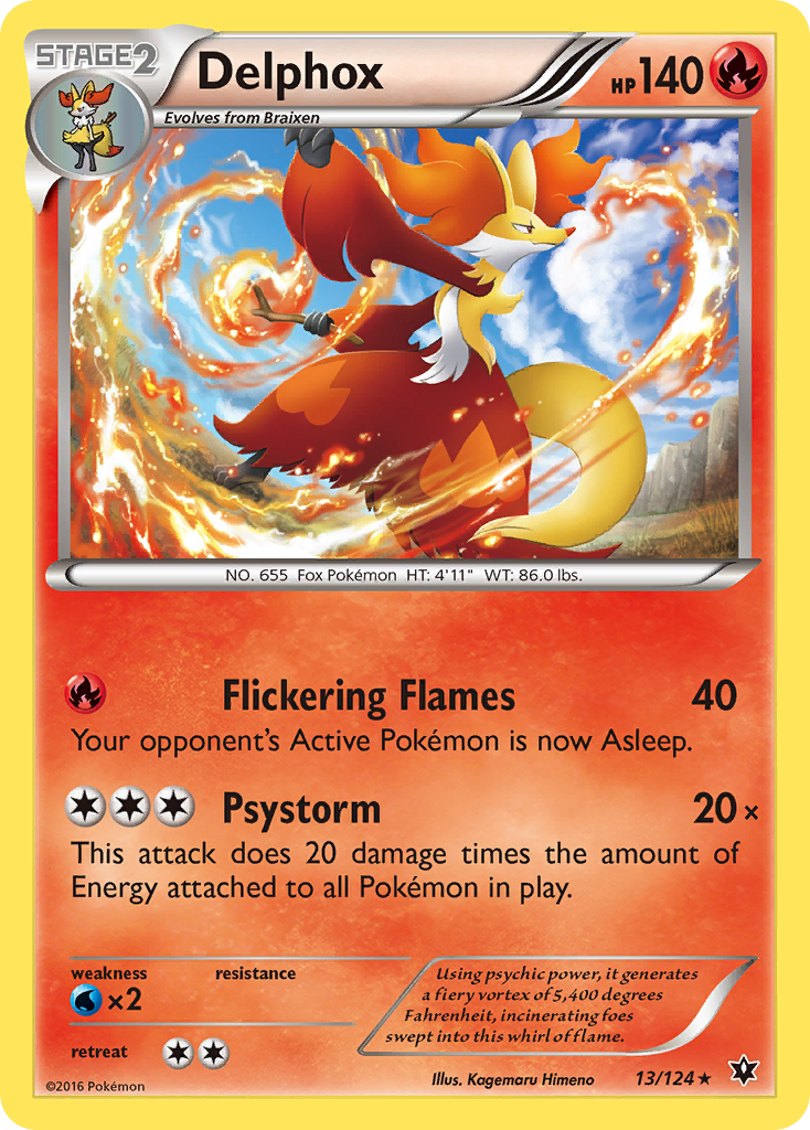 Delphox card