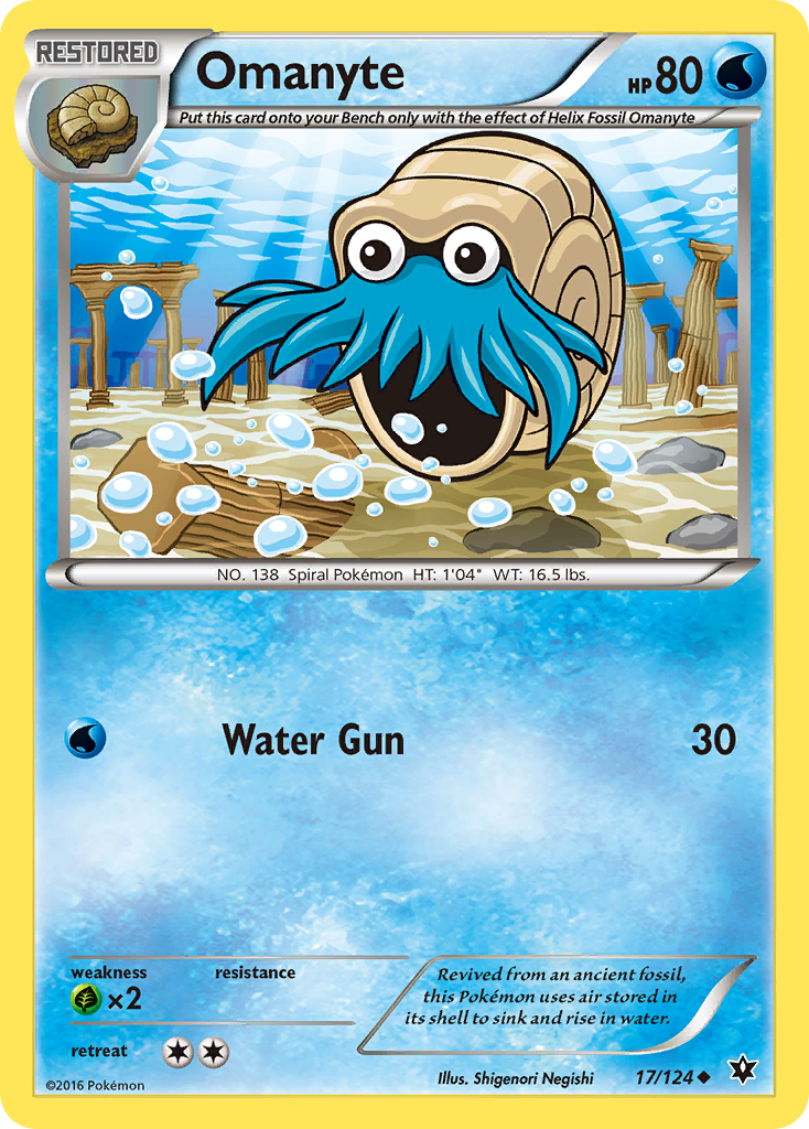 Omanyte card