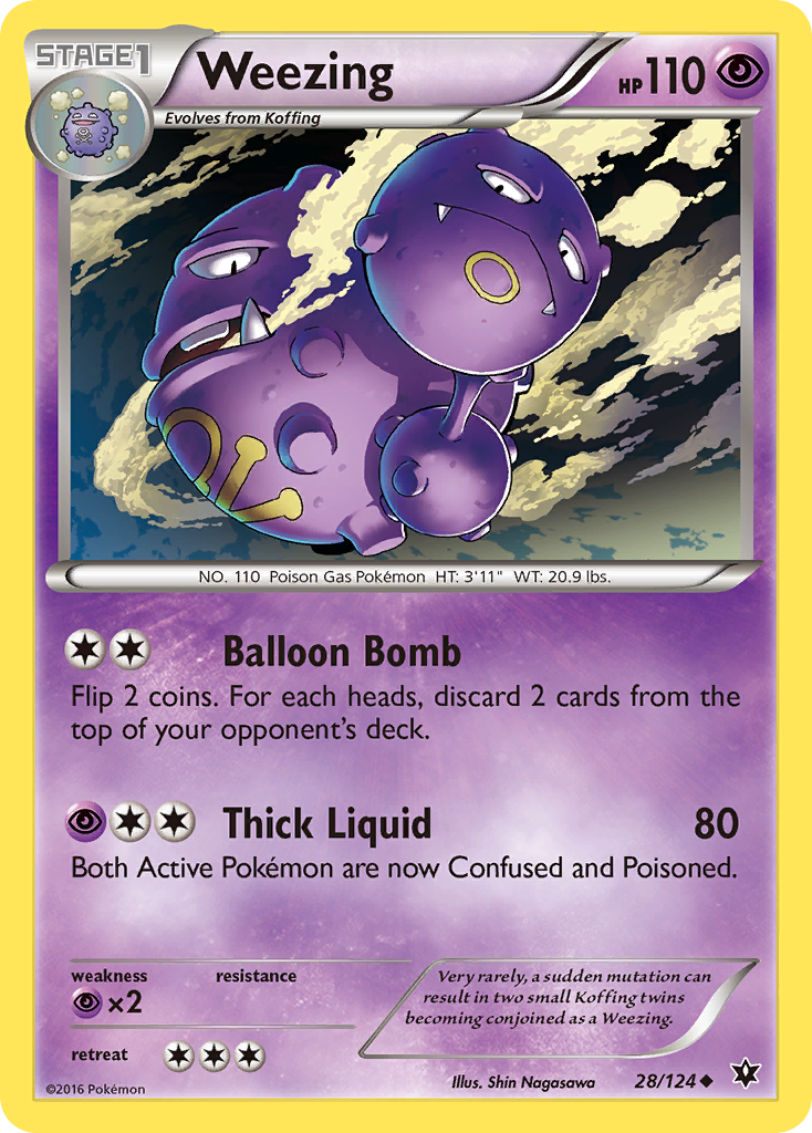 Weezing card