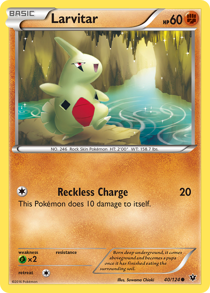 Larvitar card