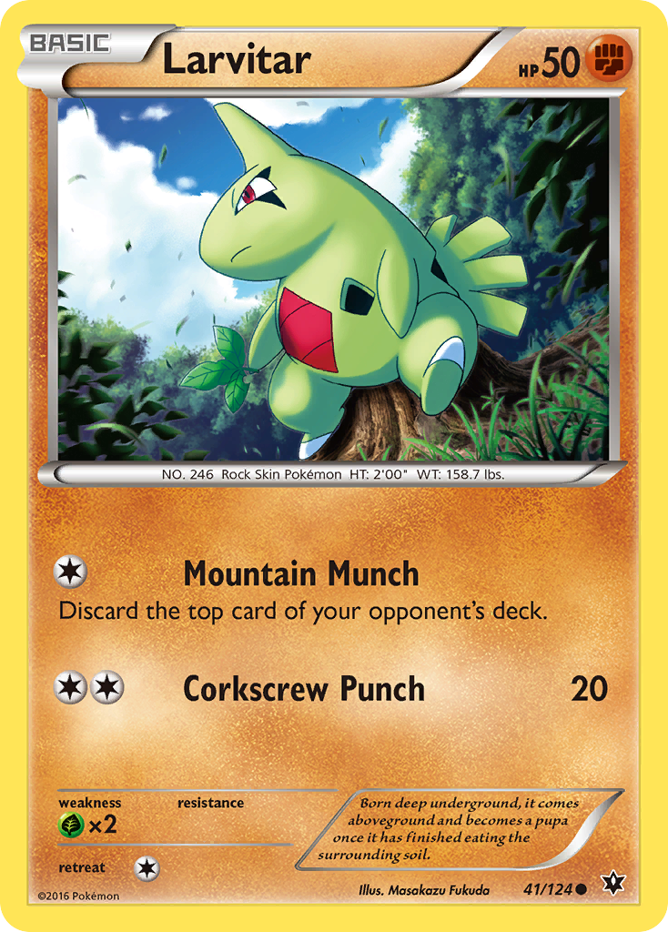 Larvitar card