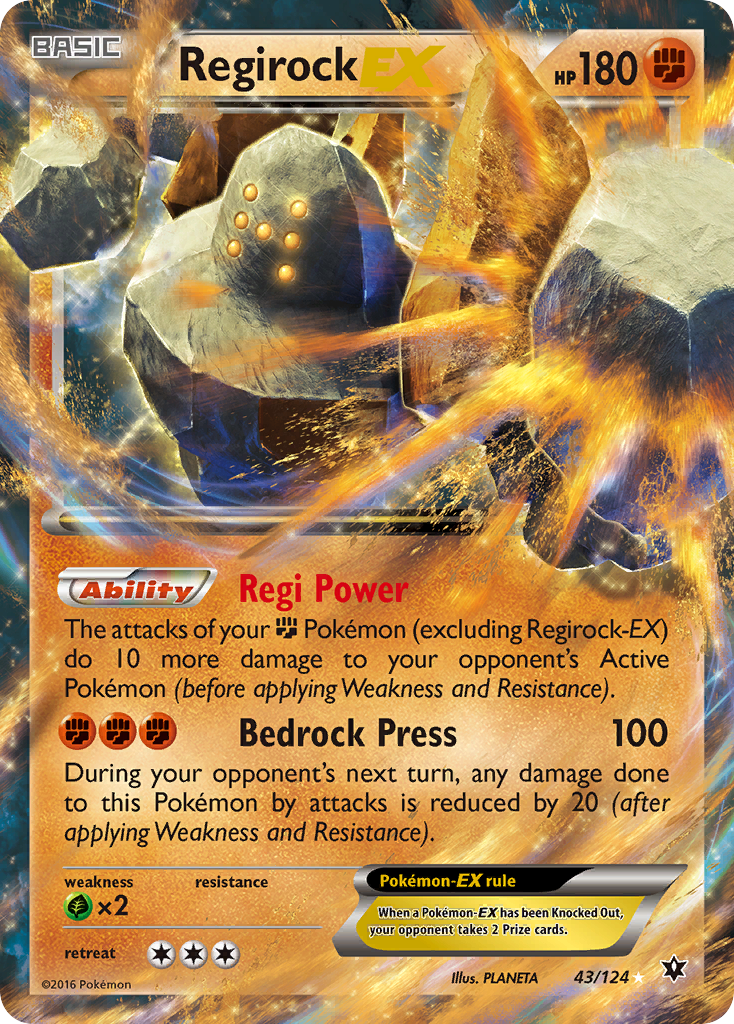 Regirock EX card