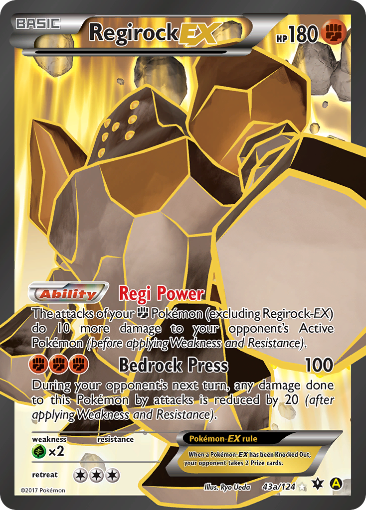 Regirock EX card