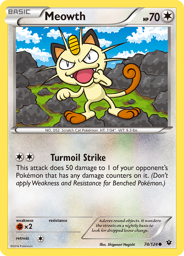 Meowth card