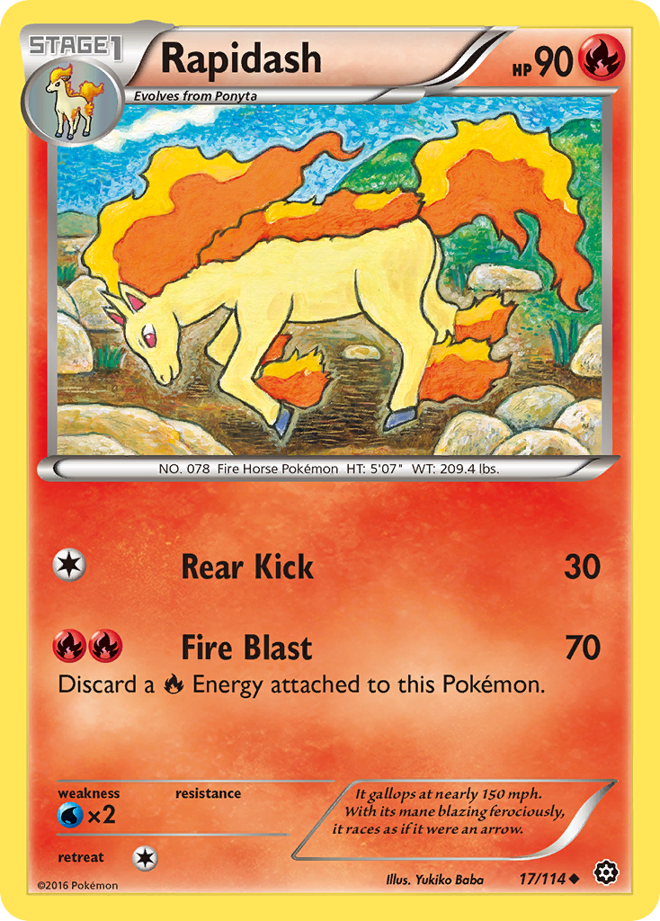 Rapidash card