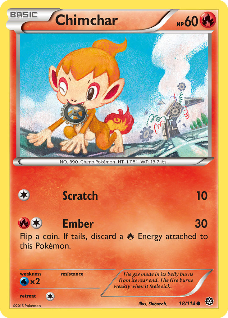 Chimchar card