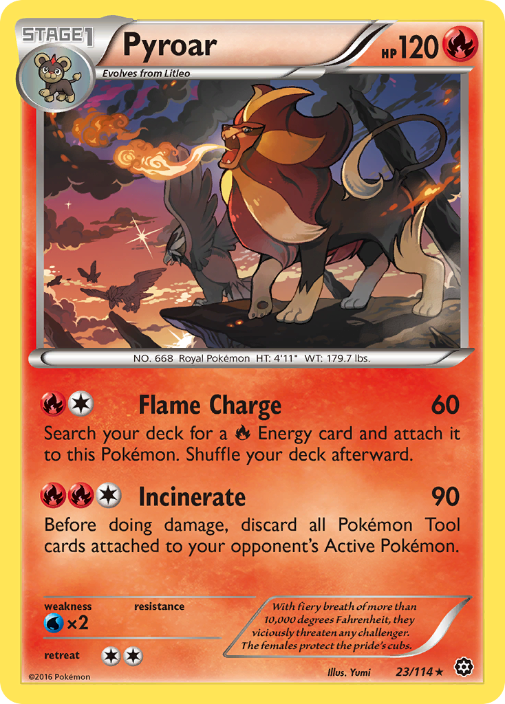 Pyroar card