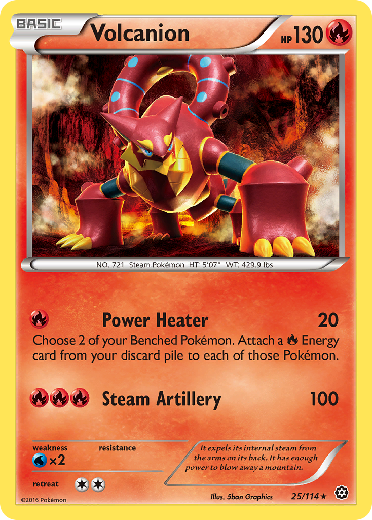 Volcanion card