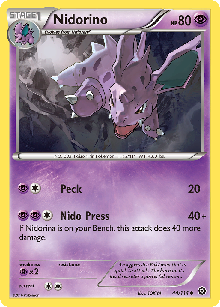 Nidorino card