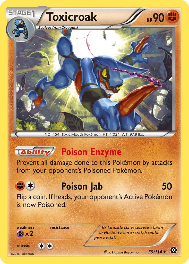 Toxicroak card