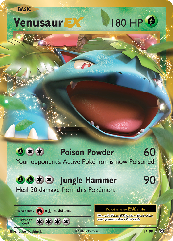 Venusaur EX card