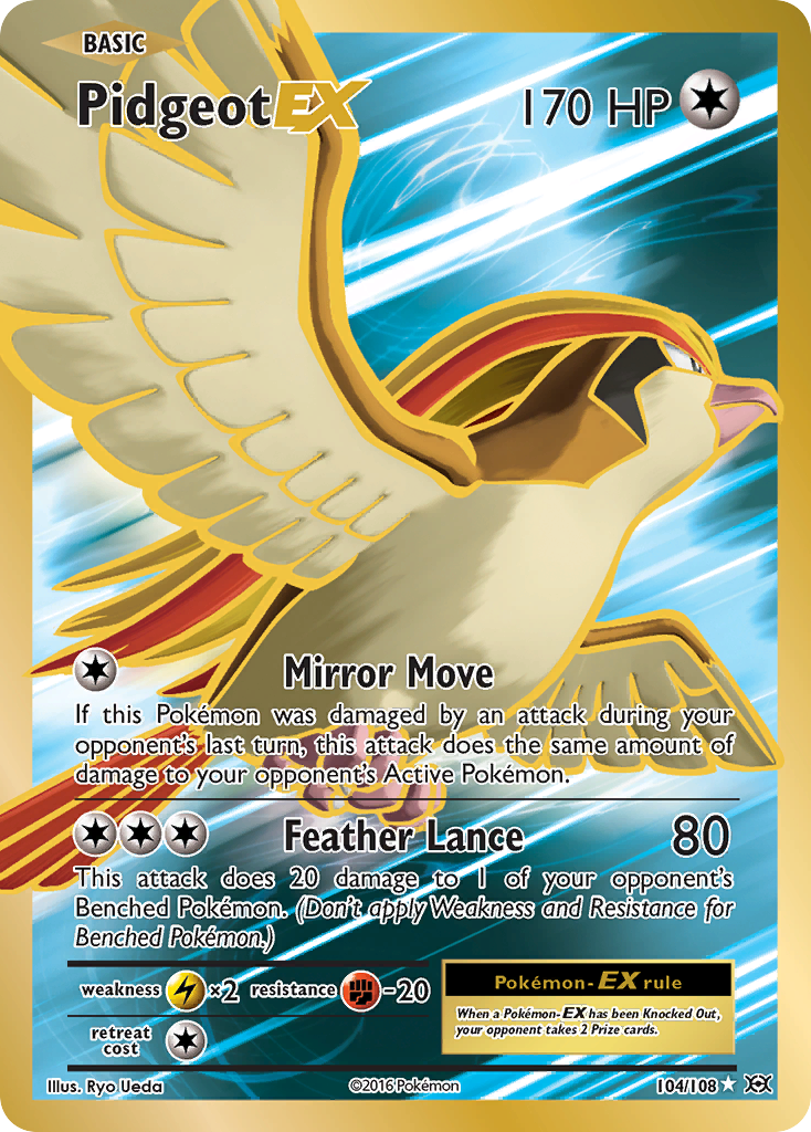 Pidgeot EX card