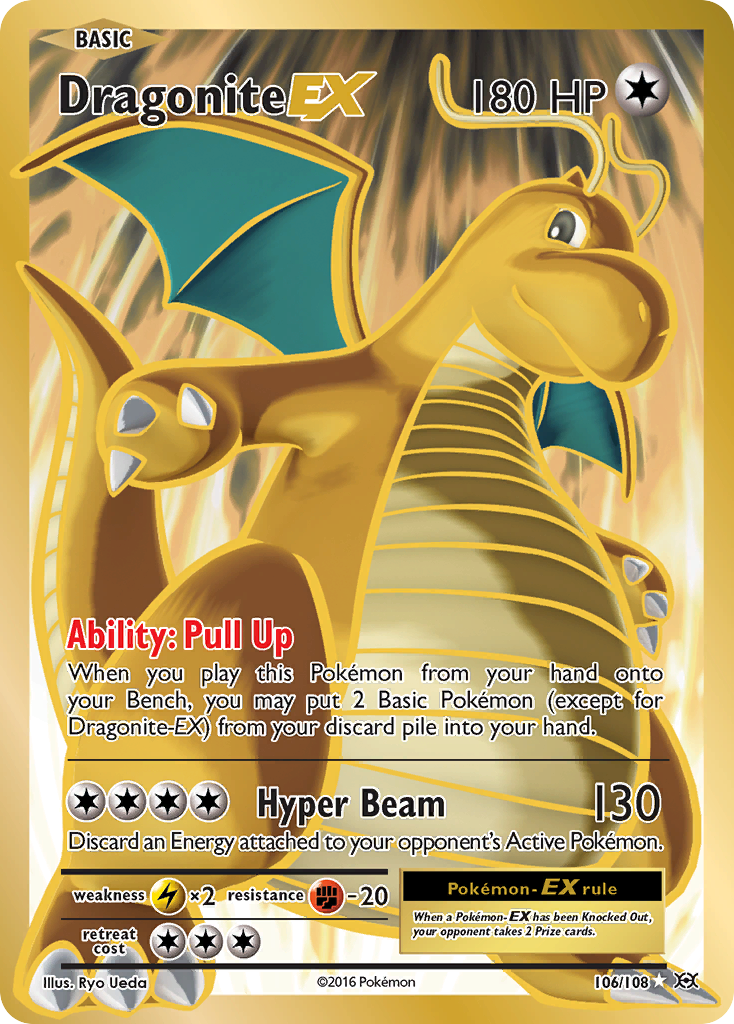 Dragonite EX card