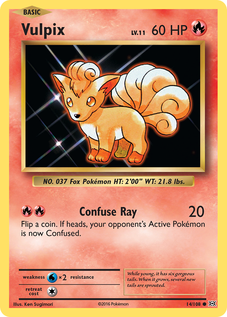 Vulpix card