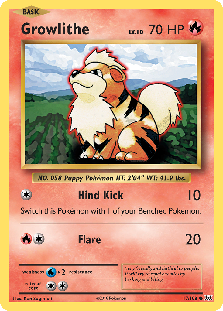 Growlithe card