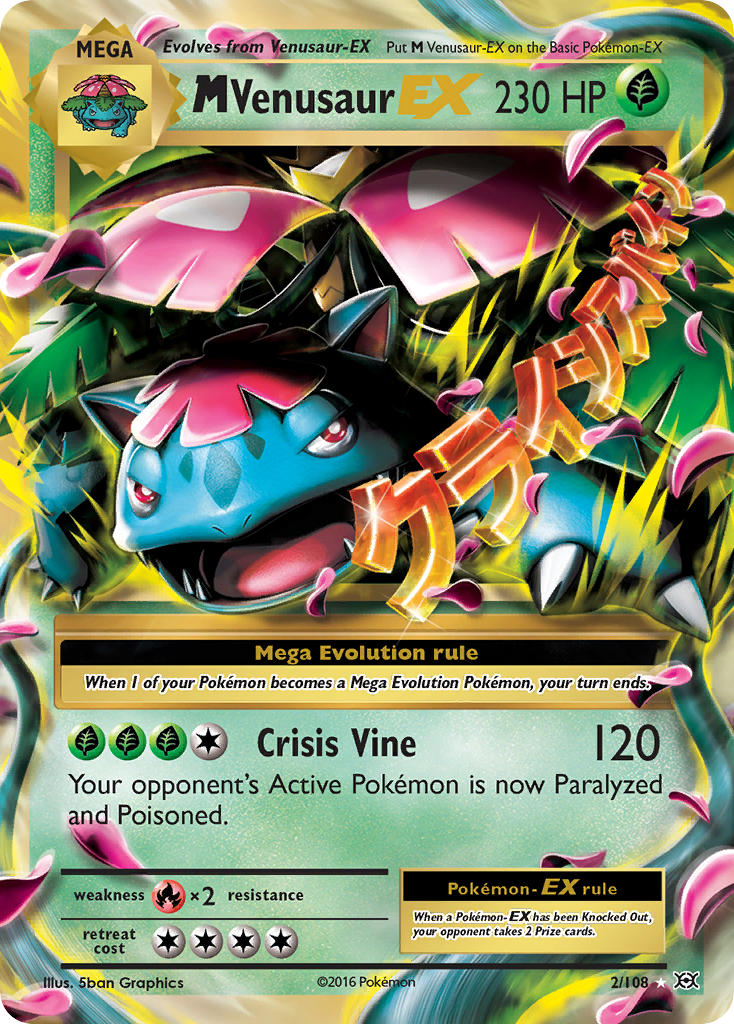 M Venusaur EX card