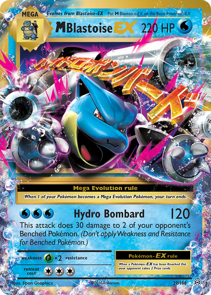 M Blastoise EX card