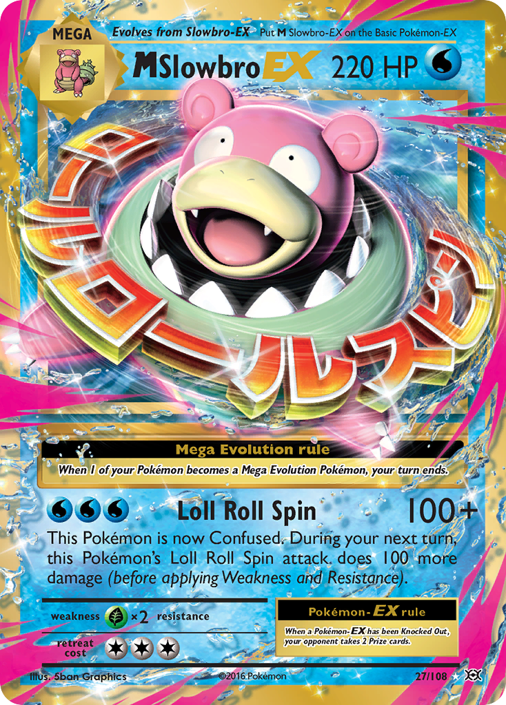 M Slowbro EX card