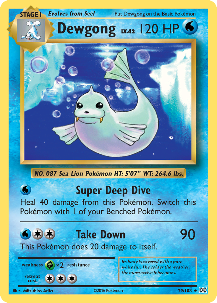 Dewgong card