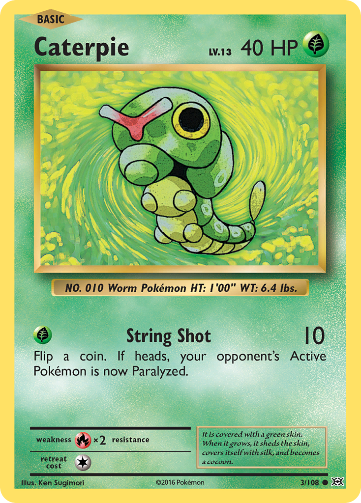 Caterpie card