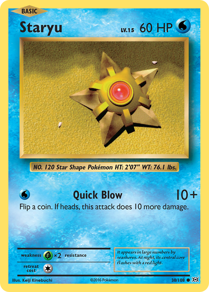 Staryu card