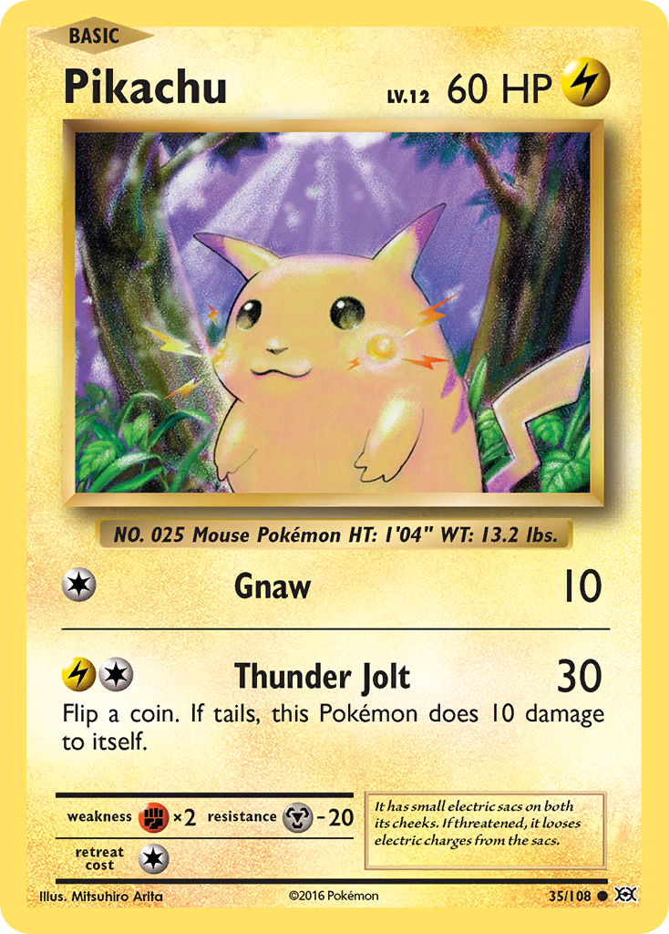 Pikachu card