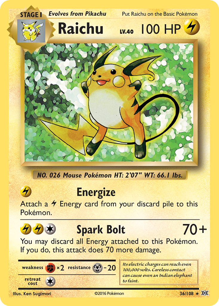 Raichu card