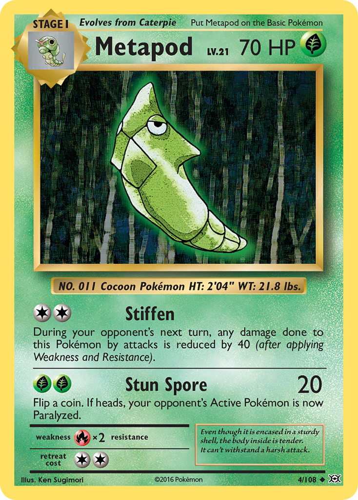 Metapod card