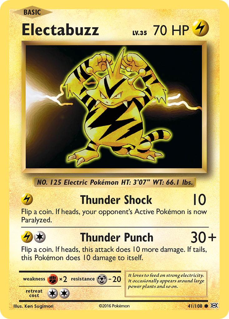 Electabuzz card