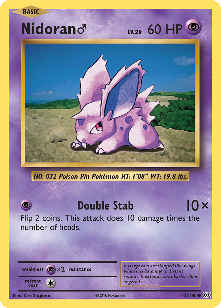 Nidoran ♂ card