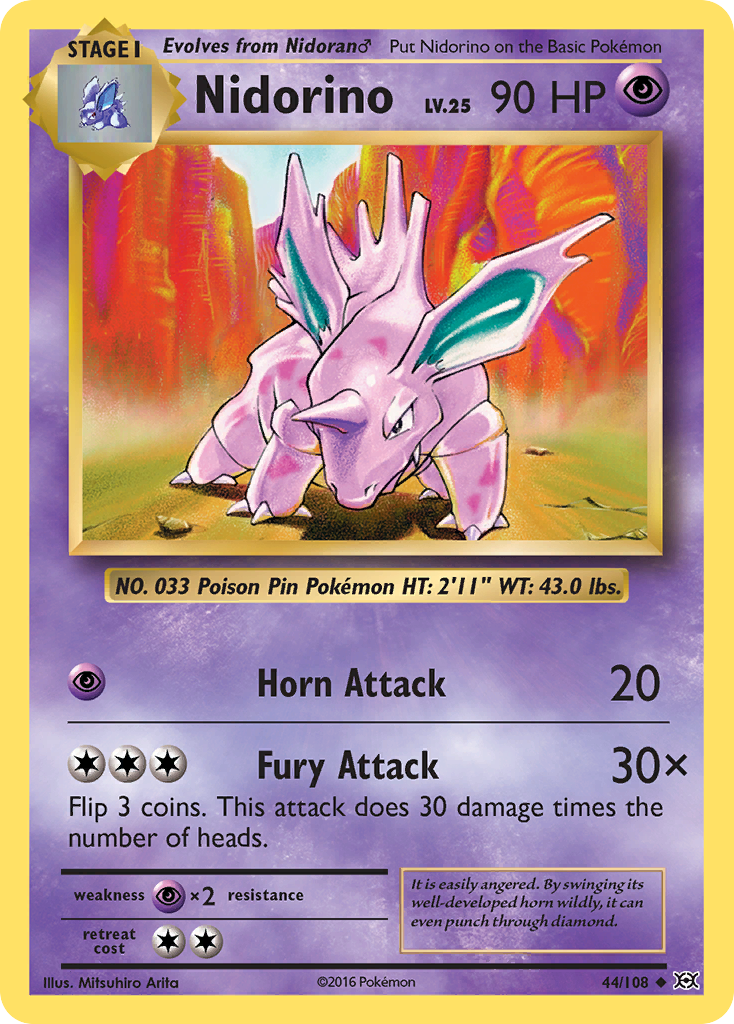 Nidorino card